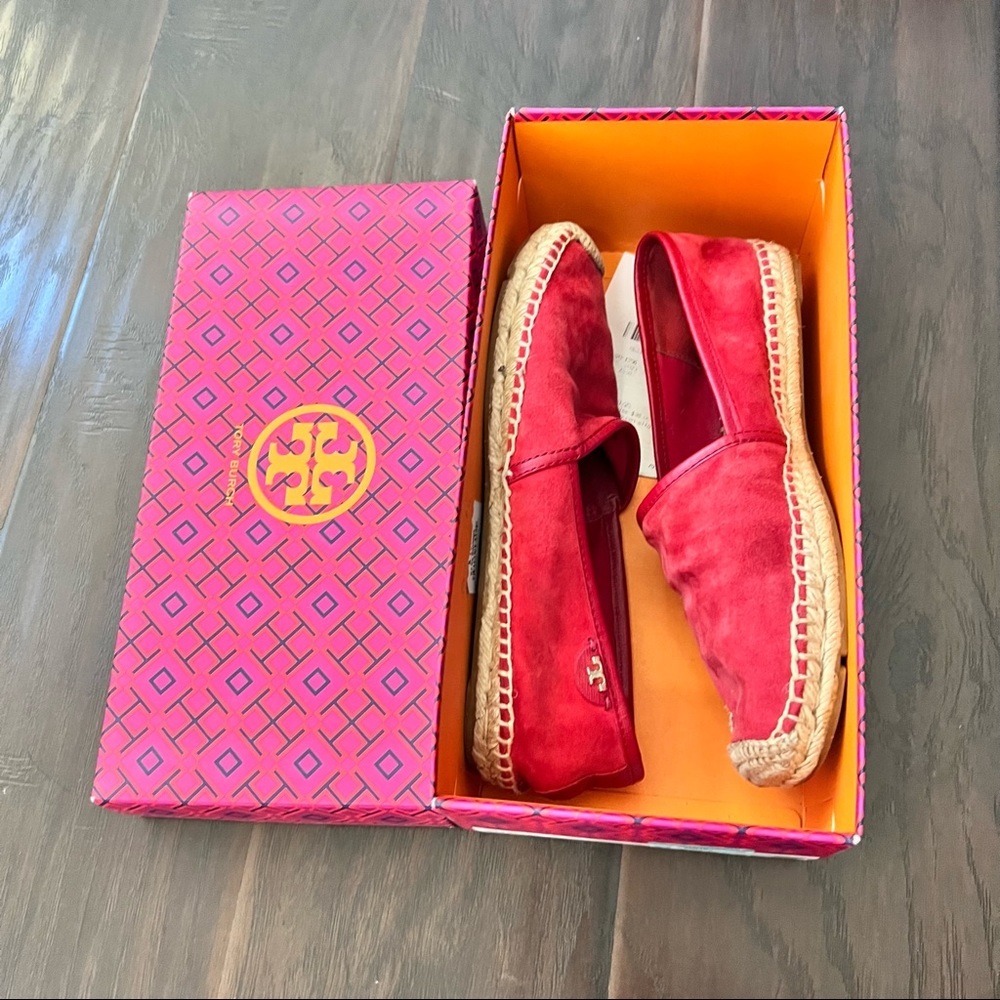 Tory Burch women’s espadrille size 8 with one side unstitched - Picture 7 of 9